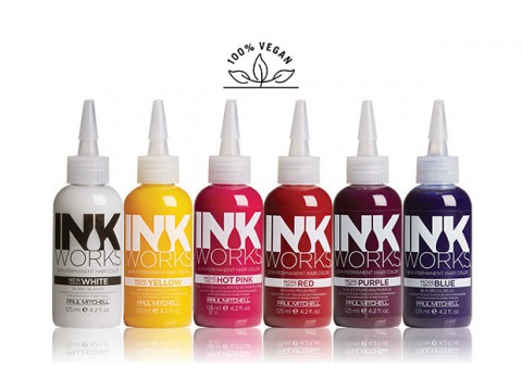 PAUL MITCHELL Inkworks pusiau permanentiniai plaukų dažai YELLOW Geltona 125ml PAUL MITCHELL Inkworks pusiau permanentiniai plaukų dažai YELLOW Geltona 125ml